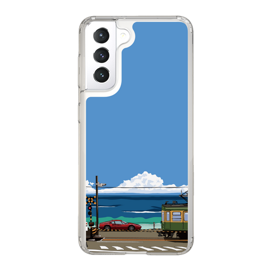 Slim Protection Case［ Studio Alec Shonan Story - Enoden and Ferrari 328GT ］