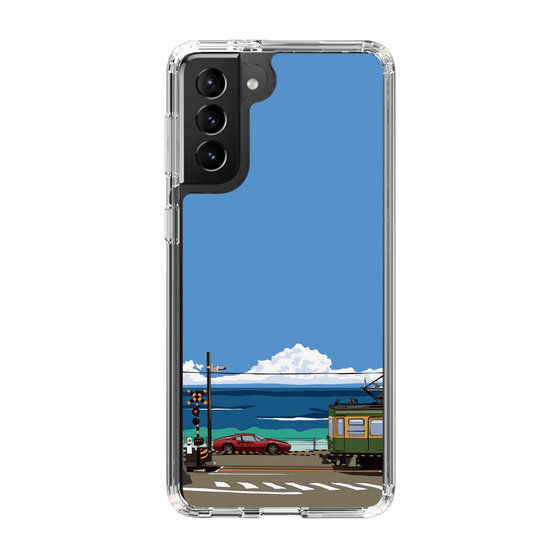 Slim Protection Case［ Studio Alec Shonan Story - Enoden and Ferrari 328GT ］