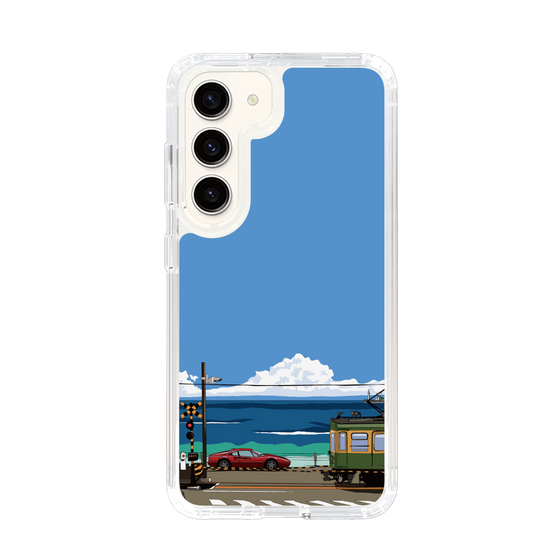 Slim Protection Case［ Studio Alec Shonan Story - Enoden and Ferrari 328GT ］
