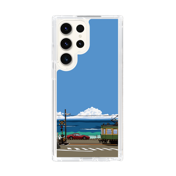 Slim Protection Case［ Studio Alec Shonan Story - Enoden and Ferrari 328GT ］