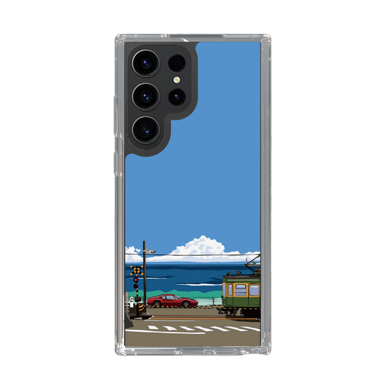 Slim Protection Case［ Studio Alec Shonan Story - Enoden and Ferrari 328GT ］
