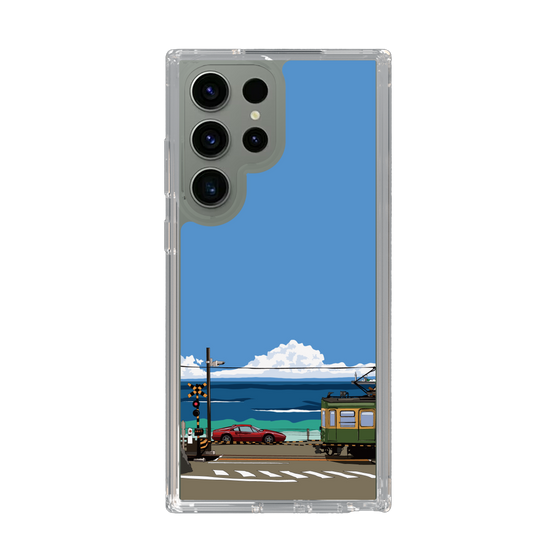 Slim Protection Case［ Studio Alec Shonan Story - Enoden and Ferrari 328GT ］