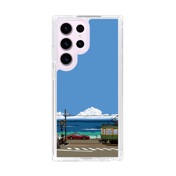 Slim Protection Case［ Studio Alec Shonan Story - Enoden and Ferrari 328GT ］