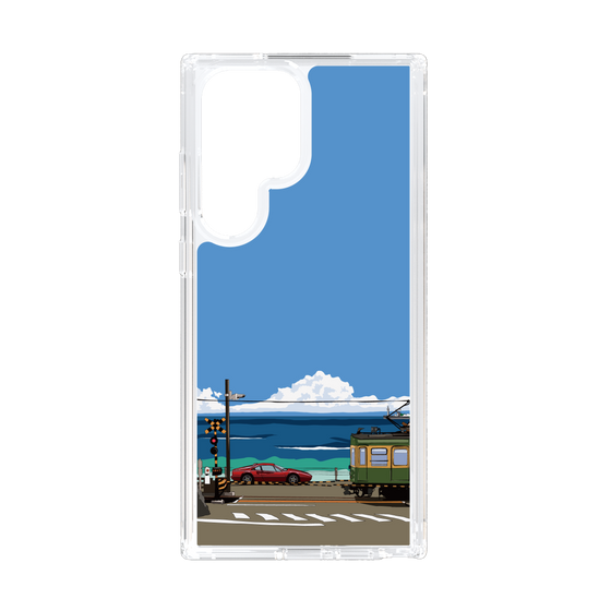 Slim Protection Case［ Studio Alec Shonan Story - Enoden and Ferrari 328GT ］