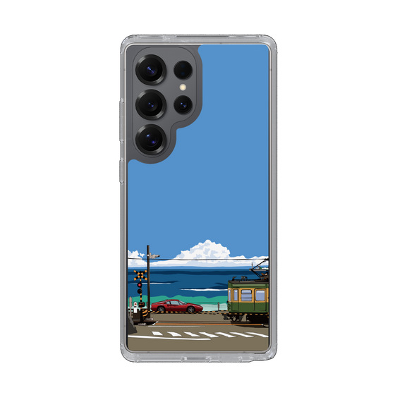 Slim Protection Case［ Studio Alec Shonan Story - Enoden and Ferrari 328GT ］
