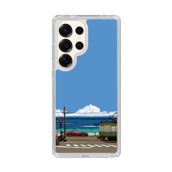 Slim Protection Case［ Studio Alec Shonan Story - Enoden and Ferrari 328GT ］