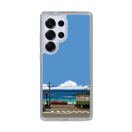 Slim Protection Case［ Studio Alec Shonan Story - Enoden and Ferrari 328GT ］