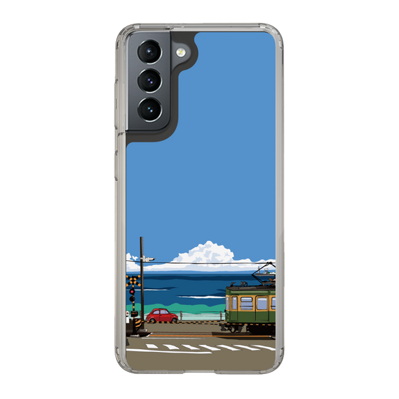 Slim Protection Case［ Studio Alec Shonan Story - Enoden and Fiat 500 ］