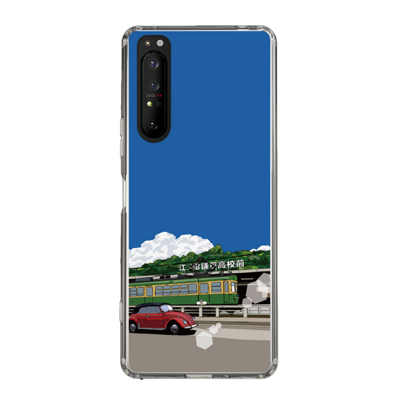 Slim Protection Case［ Studio Alec Shonan Story - In Front of Kamakura High School Station (Enoden) ］