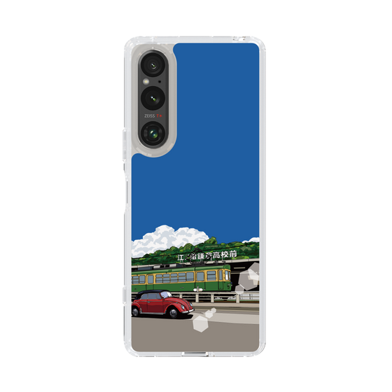 Slim Protection Case［ Studio Alec Shonan Story - In Front of Kamakura High School Station (Enoden) ］