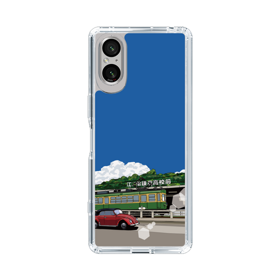 Slim Protection Case［ Studio Alec Shonan Story - In Front of Kamakura High School Station (Enoden) ］