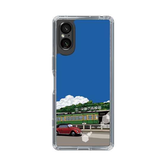 Slim Protection Case［ Studio Alec Shonan Story - In Front of Kamakura High School Station (Enoden) ］