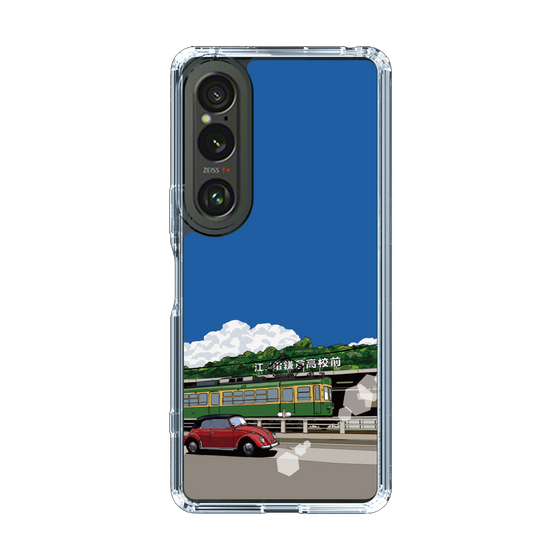 Slim Protection Case［ Studio Alec Shonan Story - In Front of Kamakura High School Station (Enoden) ］