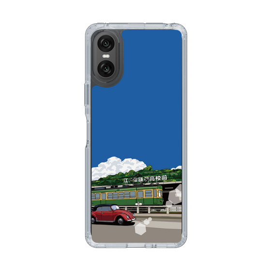 Slim Protection Case［ Studio Alec Shonan Story - In Front of Kamakura High School Station (Enoden) ］