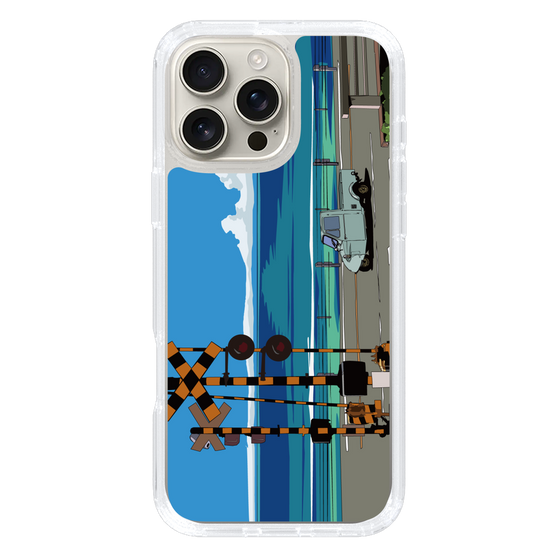 Slim Protection Case［ Studio Alec Shonan Story - Three-Wheeled Vehicle and Horizon ］