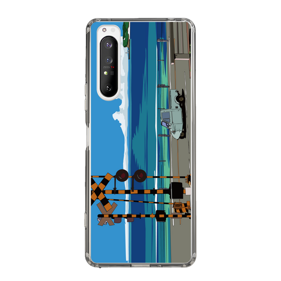 Slim Protection Case［ Studio Alec Shonan Story - Three-Wheeled Vehicle and Horizon ］