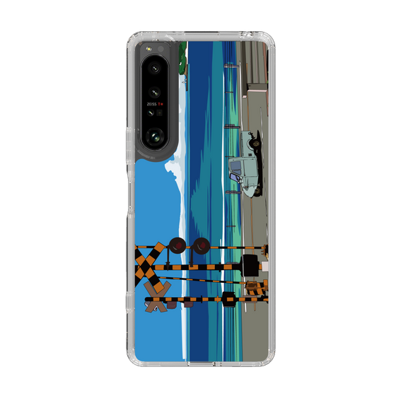 Slim Protection Case［ Studio Alec Shonan Story - Three-Wheeled Vehicle and Horizon ］