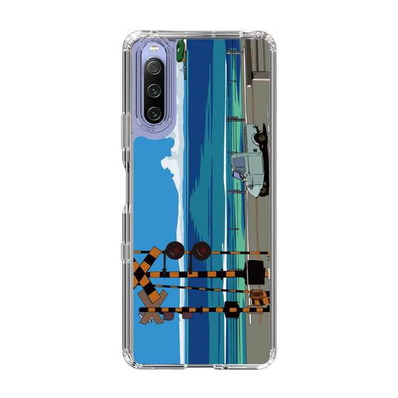 Slim Protection Case［ Studio Alec Shonan Story - Three-Wheeled Vehicle and Horizon ］