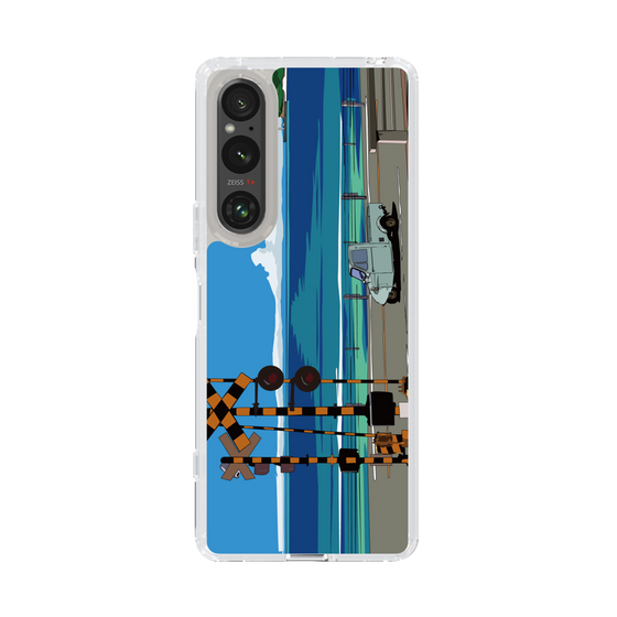 Slim Protection Case［ Studio Alec Shonan Story - Three-Wheeled Vehicle and Horizon ］