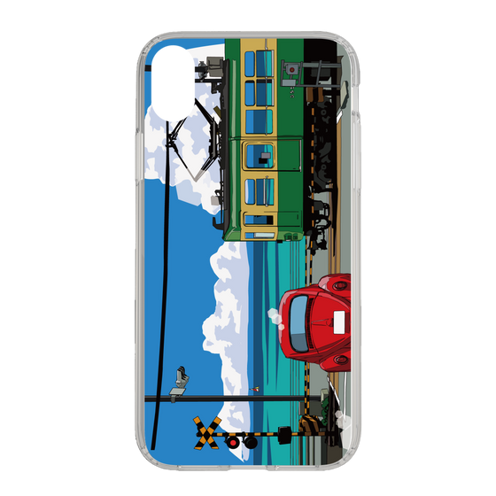 Slim Protection Case［ Studio Alec Shonan Story - Enoden, Horizon, and Cumulonimbus Clouds ］