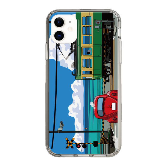 Slim Protection Case［ Studio Alec Shonan Story - Enoden, Horizon, and Cumulonimbus Clouds ］