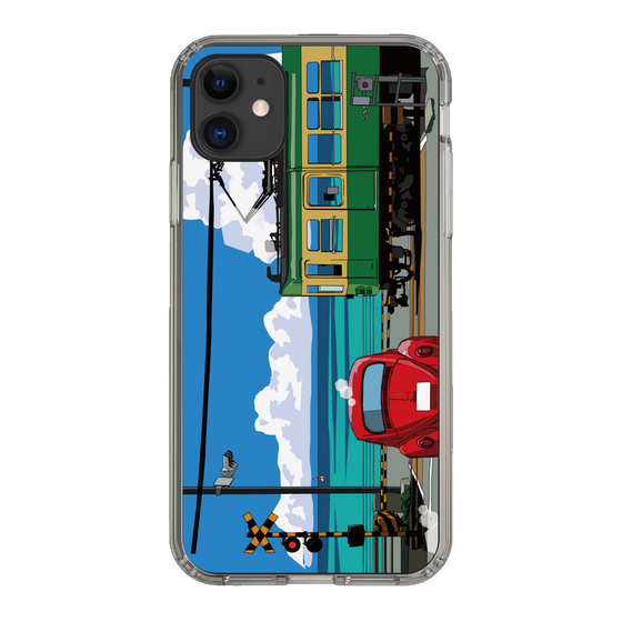 Slim Protection Case［ Studio Alec Shonan Story - Enoden, Horizon, and Cumulonimbus Clouds ］