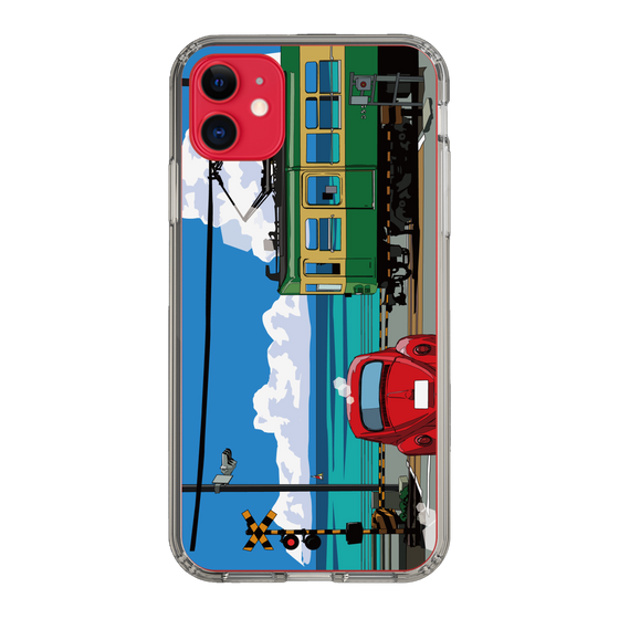 Slim Protection Case［ Studio Alec Shonan Story - Enoden, Horizon, and Cumulonimbus Clouds ］