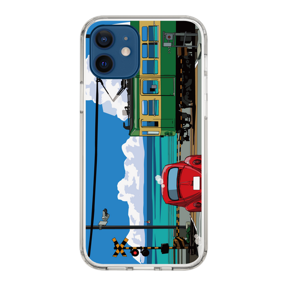 Slim Protection Case［ Studio Alec Shonan Story - Enoden, Horizon, and Cumulonimbus Clouds ］