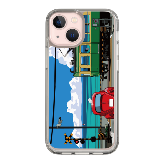 Slim Protection Case［ Studio Alec Shonan Story - Enoden, Horizon, and Cumulonimbus Clouds ］