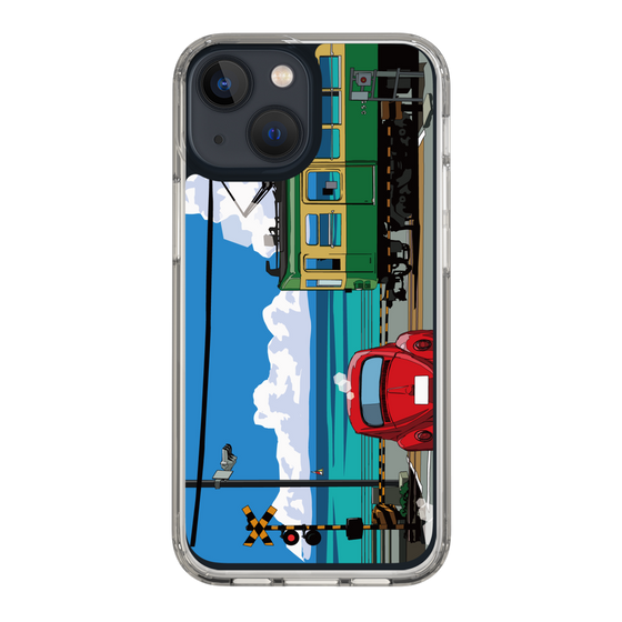 Slim Protection Case［ Studio Alec Shonan Story - Enoden, Horizon, and Cumulonimbus Clouds ］