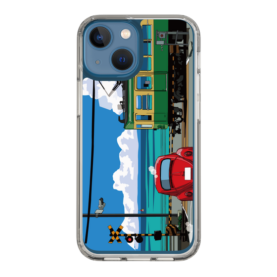 Slim Protection Case［ Studio Alec Shonan Story - Enoden, Horizon, and Cumulonimbus Clouds ］