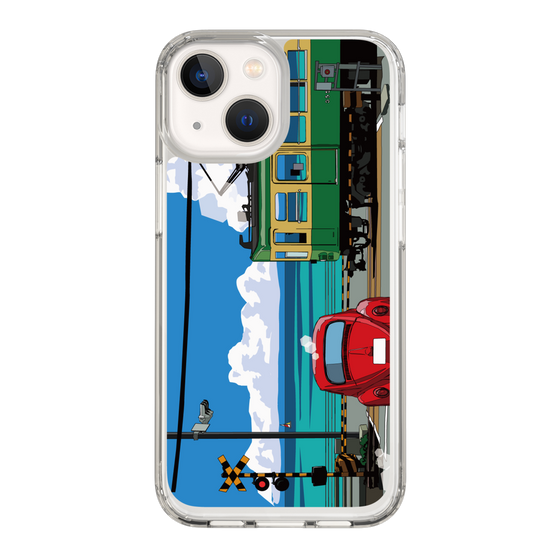 Slim Protection Case［ Studio Alec Shonan Story - Enoden, Horizon, and Cumulonimbus Clouds ］