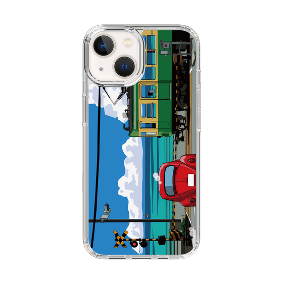 Slim Protection Case［ Studio Alec Shonan Story - Enoden, Horizon, and Cumulonimbus Clouds ］