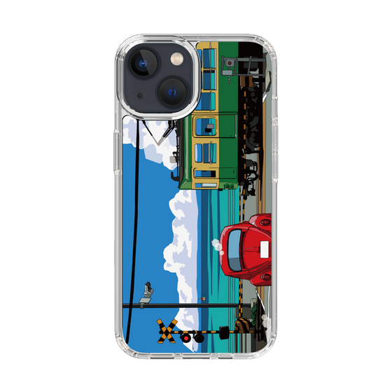 Slim Protection Case［ Studio Alec Shonan Story - Enoden, Horizon, and Cumulonimbus Clouds ］