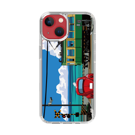 Slim Protection Case［ Studio Alec Shonan Story - Enoden, Horizon, and Cumulonimbus Clouds ］
