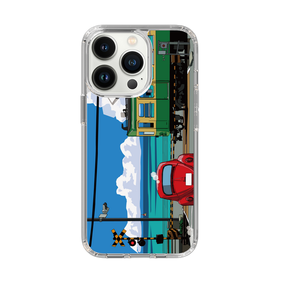 Slim Protection Case［ Studio Alec Shonan Story - Enoden, Horizon, and Cumulonimbus Clouds ］