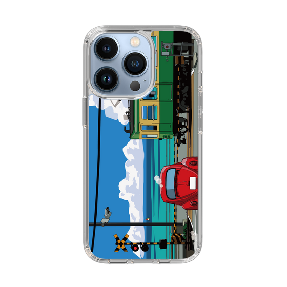 Slim Protection Case［ Studio Alec Shonan Story - Enoden, Horizon, and Cumulonimbus Clouds ］