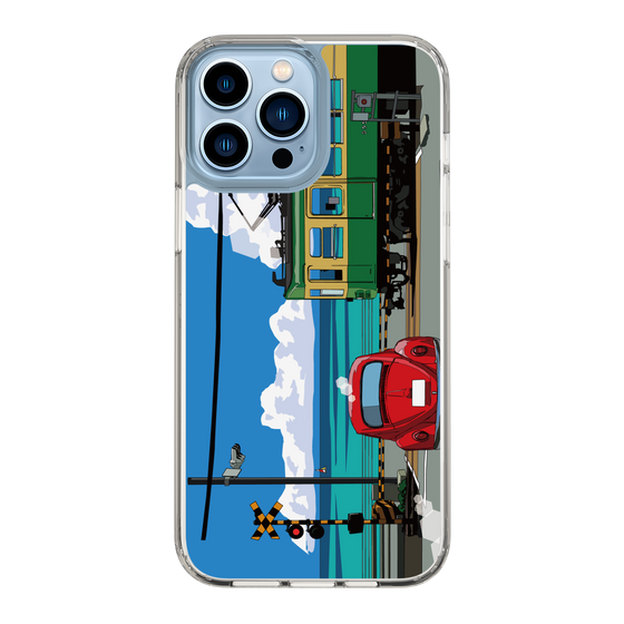 Slim Protection Case［ Studio Alec Shonan Story - Enoden, Horizon, and Cumulonimbus Clouds ］