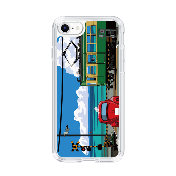 Slim Protection Case［ Studio Alec Shonan Story - Enoden, Horizon, and Cumulonimbus Clouds ］