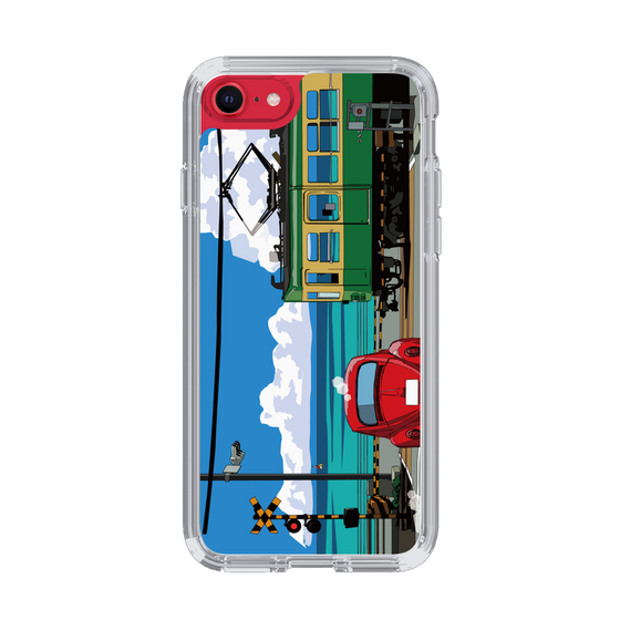 Slim Protection Case［ Studio Alec Shonan Story - Enoden, Horizon, and Cumulonimbus Clouds ］