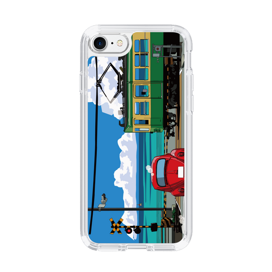 Slim Protection Case［ Studio Alec Shonan Story - Enoden, Horizon, and Cumulonimbus Clouds ］