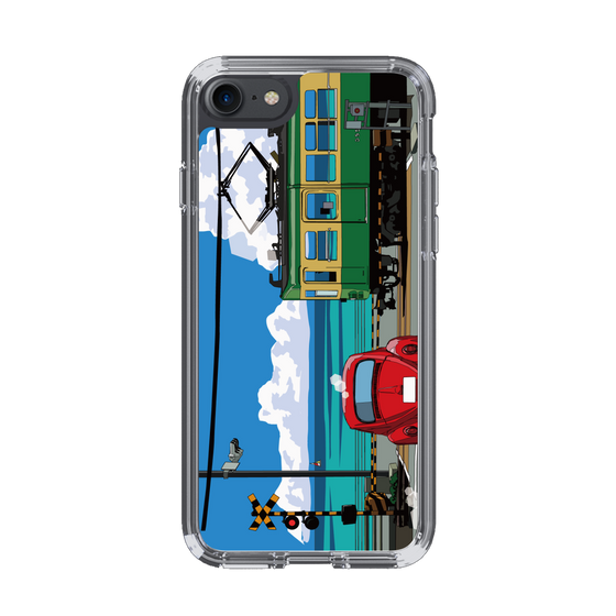 Slim Protection Case［ Studio Alec Shonan Story - Enoden, Horizon, and Cumulonimbus Clouds ］