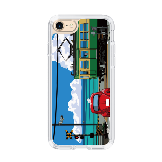Slim Protection Case［ Studio Alec Shonan Story - Enoden, Horizon, and Cumulonimbus Clouds ］