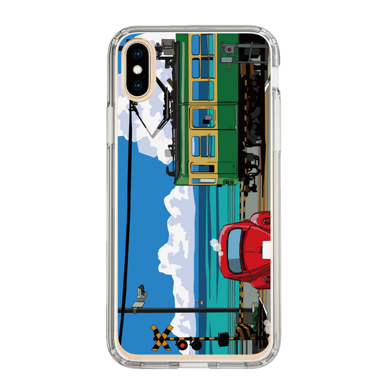 Slim Protection Case［ Studio Alec Shonan Story - Enoden, Horizon, and Cumulonimbus Clouds ］