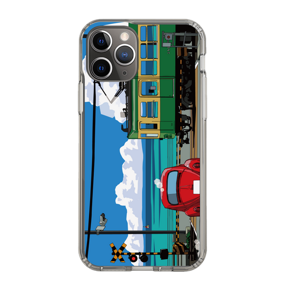 Slim Protection Case［ Studio Alec Shonan Story - Enoden, Horizon, and Cumulonimbus Clouds ］