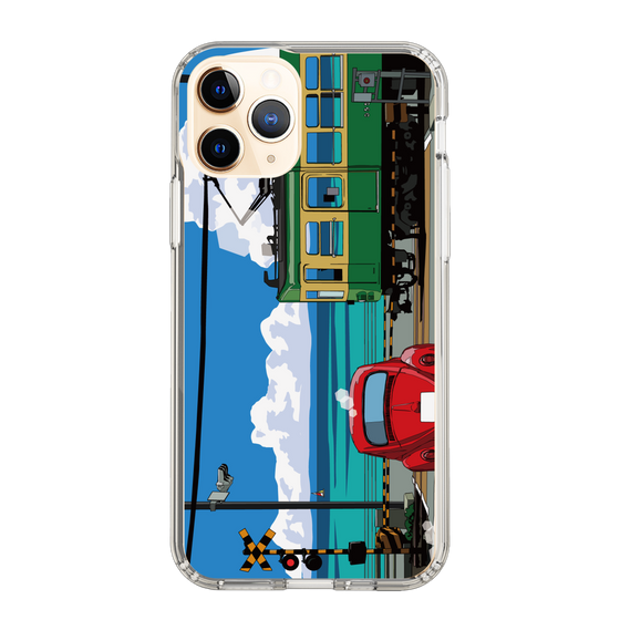 Slim Protection Case［ Studio Alec Shonan Story - Enoden, Horizon, and Cumulonimbus Clouds ］