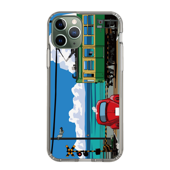 Slim Protection Case［ Studio Alec Shonan Story - Enoden, Horizon, and Cumulonimbus Clouds ］