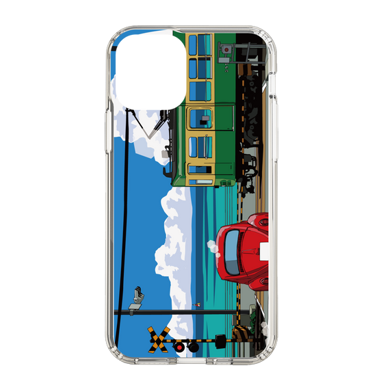 Slim Protection Case［ Studio Alec Shonan Story - Enoden, Horizon, and Cumulonimbus Clouds ］