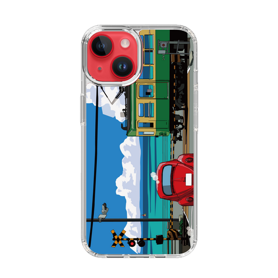 Slim Protection Case［ Studio Alec Shonan Story - Enoden, Horizon, and Cumulonimbus Clouds ］