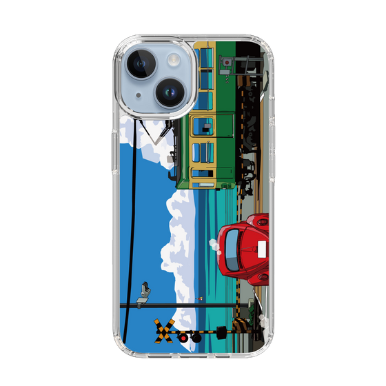 Slim Protection Case［ Studio Alec Shonan Story - Enoden, Horizon, and Cumulonimbus Clouds ］